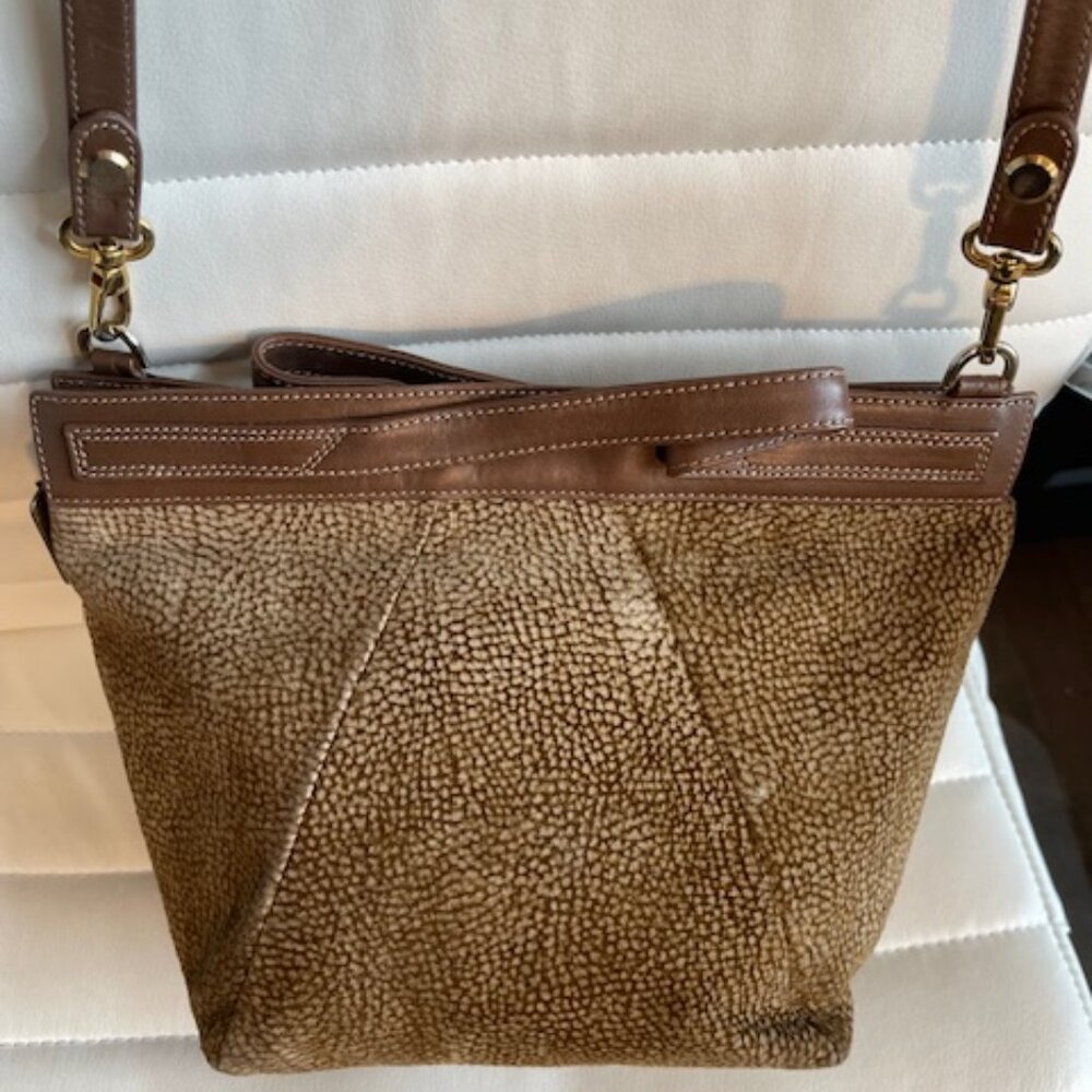 Borbonese Redwall Quail Pattern Crossbody - image 3